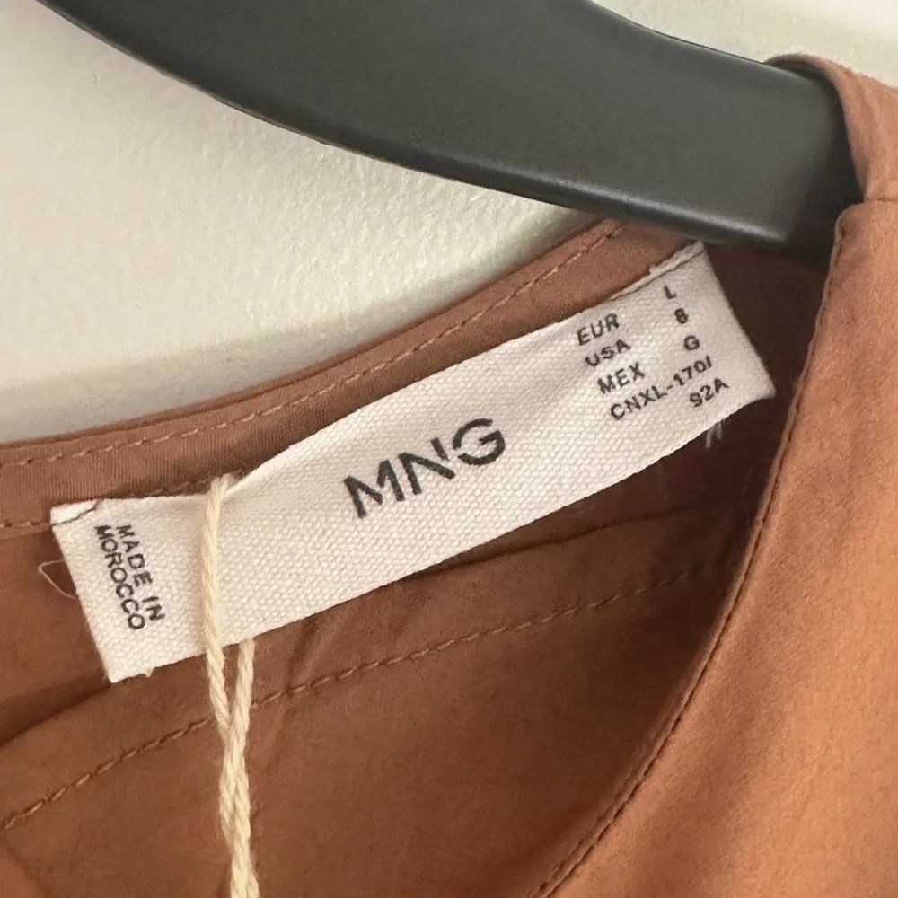 MNG Fall Dress Organic Cotton NWT - Picture 3 of 3